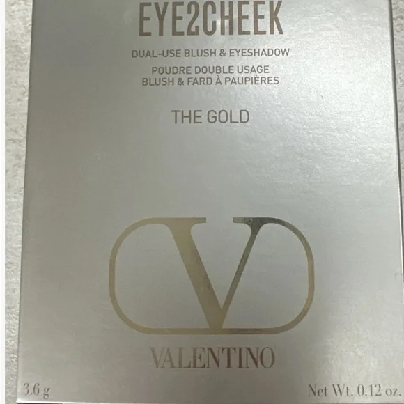 Valentino Radiant Gold Eyes To Cheek Dual Ise Eyes to Cheek.New in Box - Picture 4 of 6